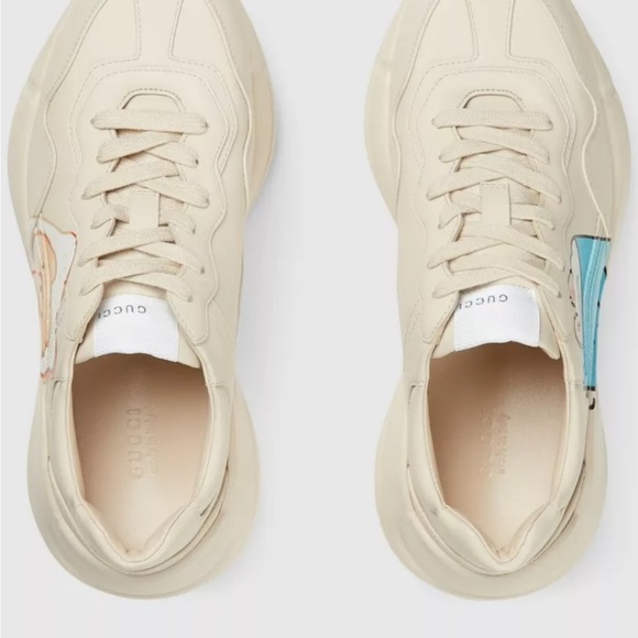 NIB GUCCI LIMITED EDITION APOLLO PIKARAR KAWAII SNEAKERS SIZE 36 - Picture 5 of 12